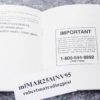 Marlin Owners Manual for 25 MN Bolt Action .22 Rifle 1995 Registration Card - Image 4