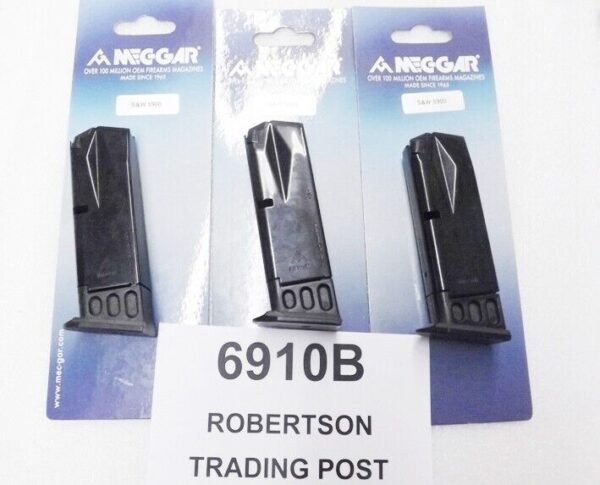 Mec-Gar 10 shot Magazines fit S&W 469 6906 9mm Smith & Wesson 19055 ty 669 6904 - Image 3