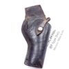 Mexico 1960s Duty Holster Low Ride BP type Black Smooth Stray Type G-VG
