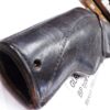 Mexico 1960s Duty Holster Low Ride BP type Black Smooth Stray Type G-VG - Image 4