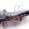 Mexico 1960s Duty Holster Low Ride BP type Black Smooth Stray Type G-VG - Image 5