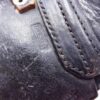 Mexico 1960s Duty Holster Low Ride BP type Black Smooth Stray Type G-VG - Image 9