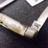 Sabre Japan 2 Blade Pen Pocket Knife Damaged Imitation Pearl Handles 1960s - Image 6