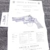 Smith & Wesson Model 28 Instructions for Use Owners Manual Bangor Punta S&W