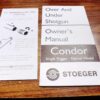 Stoeger Condor Over Under Amantino Brazil Owners Instruction Manual c 2000