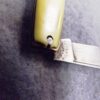 1940s Thornton USA 1 Blade Jack Pocket Knife Blemished Bolster ow Good - Image 3