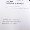 1977 Copy NRA Guide Book to Handguns Firearms Assembly II VG 206 Pages $5 ship - Image 3