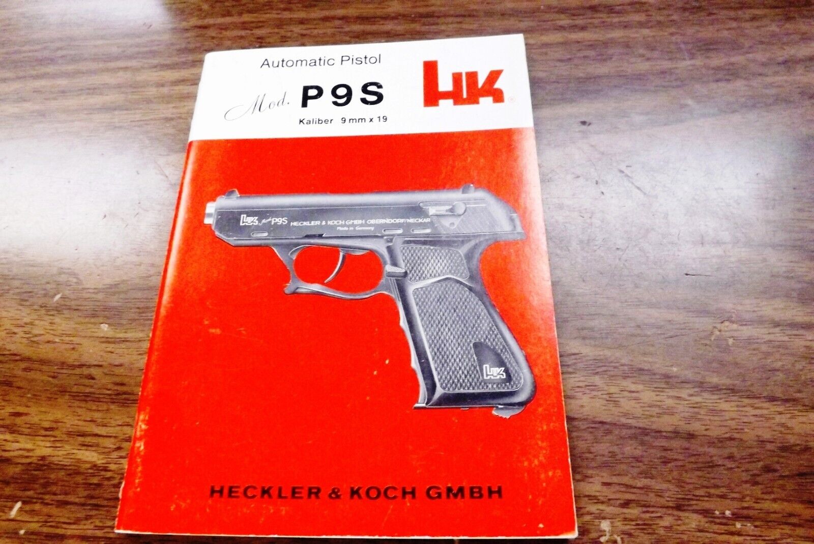 1980 Factory Manual for  Heckler & Koch P9S Automatic Pistol 9mm Schematic