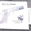 1980s Springfield Armory 1911A1 Instruction Manual First Edition Aged Geneseo IL
