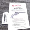 1983 Ruger Instruction Manual New Model Blackhawk, Super Blackhawk VG 20 pg