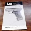 1988 Heckler & Koch Owners Manual & Reg Card for P7M8 or M13 Pistols - Image 6