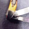 1991 Case 5220 SS Stainless Peanut Sambar Stag Handle Mini Jack Pocket Knife - Image 3