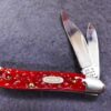 1991 Case 6220 SS Stainless Peanut Pink Bone Handle Mini Jack Pocket Knife Mint