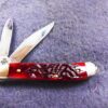 1991 Case 6220 SS Stainless Peanut Pink Bone Handle Mini Jack Pocket Knife Mint - Image 5