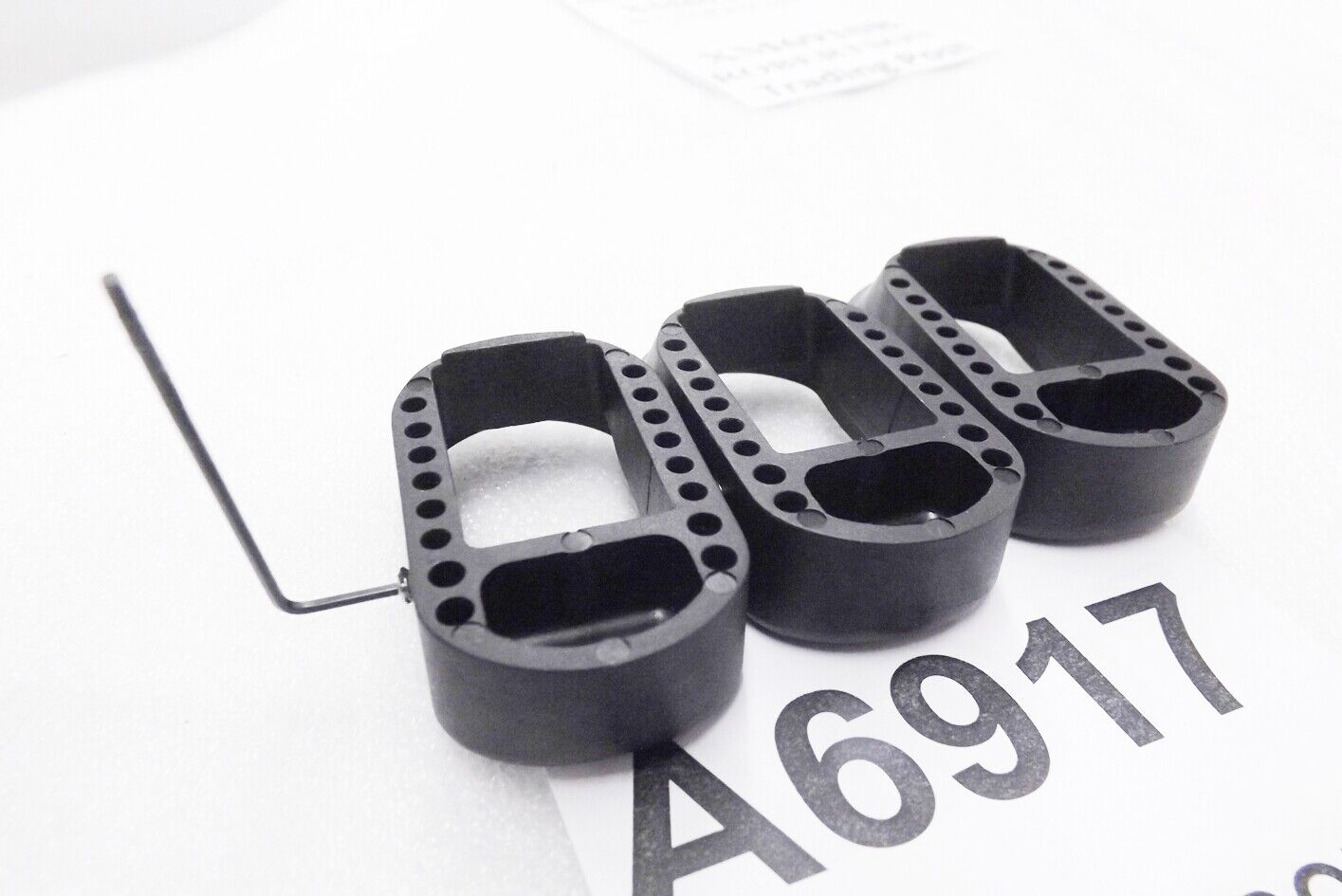 3 Grip Adapters fits S&W 5906 Magazines to 6906 guns & 4006 Mags to 4013TSW