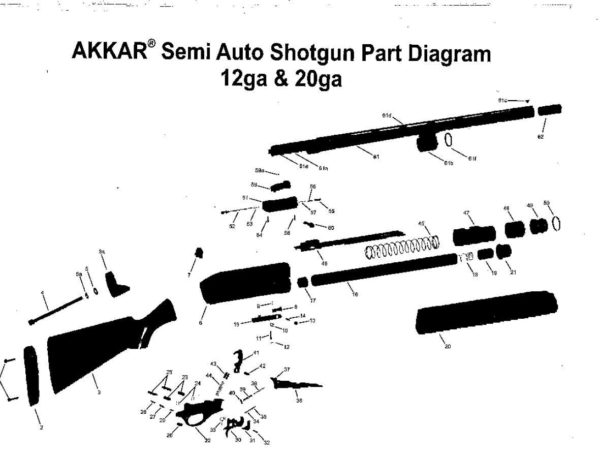 Akkar Charles Daly 300 335 Pump 600 635 Auto Extractor Spring 12 20 g 361220VW57 - Image 4