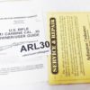 Arlington Ordnance US .30 Carbine Korean Surplus 1989 Manual & Service Card