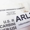 Arlington Ordnance US .30 Carbine Korean Surplus 1989 Manual & Service Card - Image 3