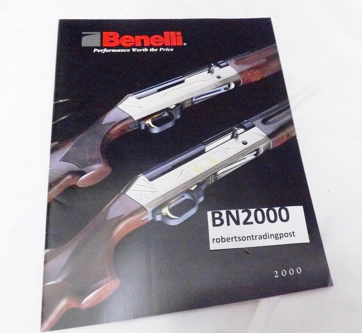 Benelli Factory Catalog 27 Page Exc 2000 Accokeek MD Annette Barrick Cover