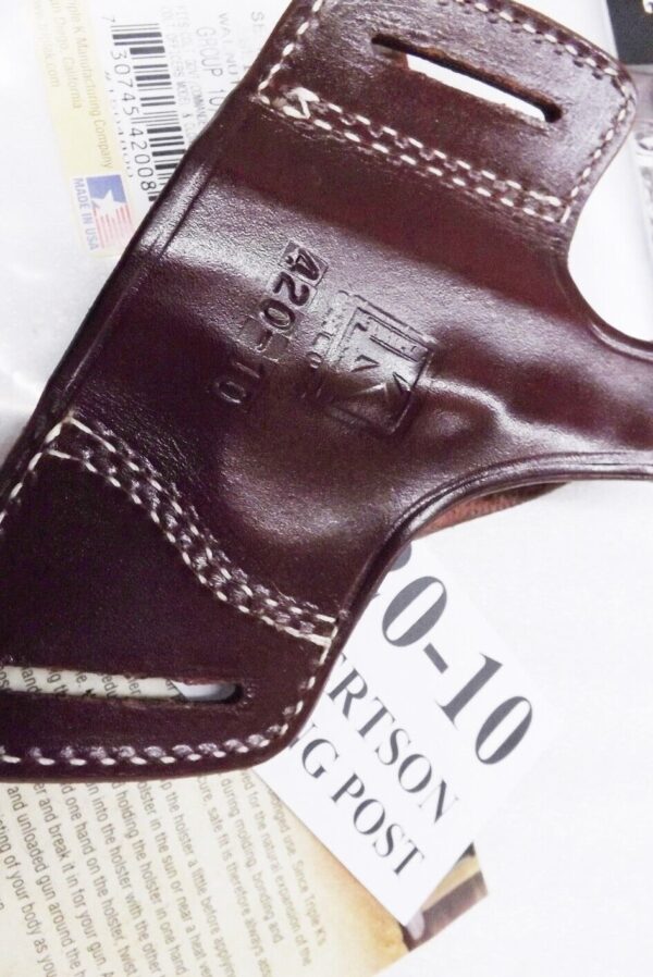 Black Widow type Holster for 1911 Govt Hi-Power Astra Bersa Triple K Belt Slide - Image 15