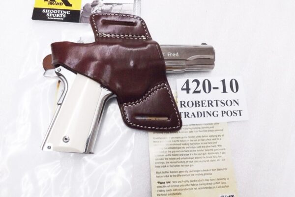 Black Widow type Holster for 1911 Govt Hi-Power Astra Bersa Triple K Belt Slide - Image 6