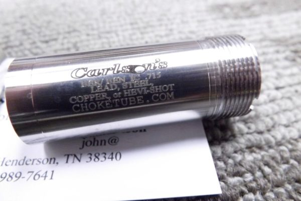 Carlsons 12 ga Choke Tube fits Beretta Benelli Mobil Choke .715 Imp Cyl 16613 - Image 5