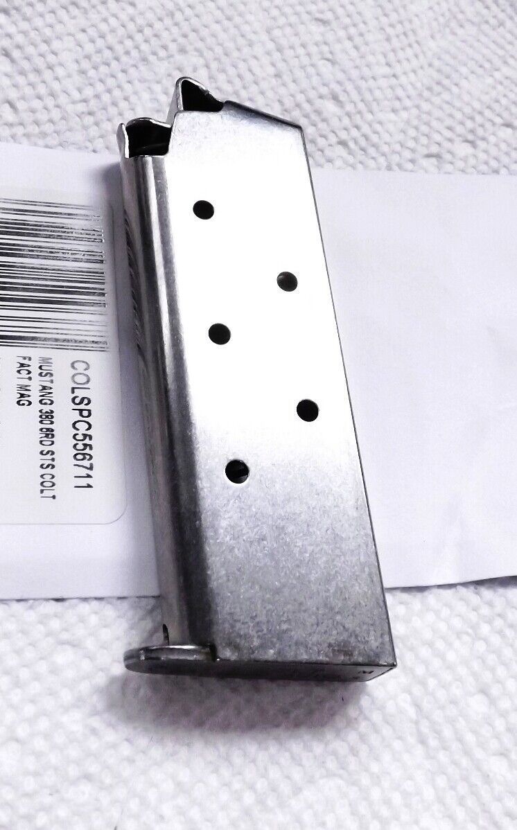 Colt .380 Mustang 6 shot Magazines SPC556711 Stainless fits Sig P238 $5 Ship