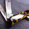 E. Bruckmann Mann 3 Blade Corkscrew 1950s Jack Pocket Knife Tortoise Handles - Image 6