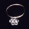 Eighties Ladies 1 Carat 7 Diamond Cluster Ring 14K Yellow Gold 5 1/2 size Estate - Image 3
