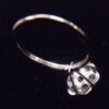 Eighties Ladies 1 Carat 7 Diamond Cluster Ring 14K Yellow Gold 5 1/2 size Estate - Image 6