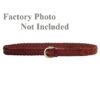 Galco 26 inch Brown Braided Leather Women Children Belt SB2028B New with Tab - Image 3