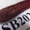 Galco 26 inch Brown Braided Leather Women Children Belt SB2028B New with Tab - Image 7