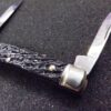 Germany Boker Black Rough 2 Blade Congress Pen Knife 5252 1970s Excellent - Image 5