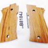 Herretts Checkered Jatoba Exotic Wood Grips for Beretta 81, 84 Pistols BDA380 - Image 8