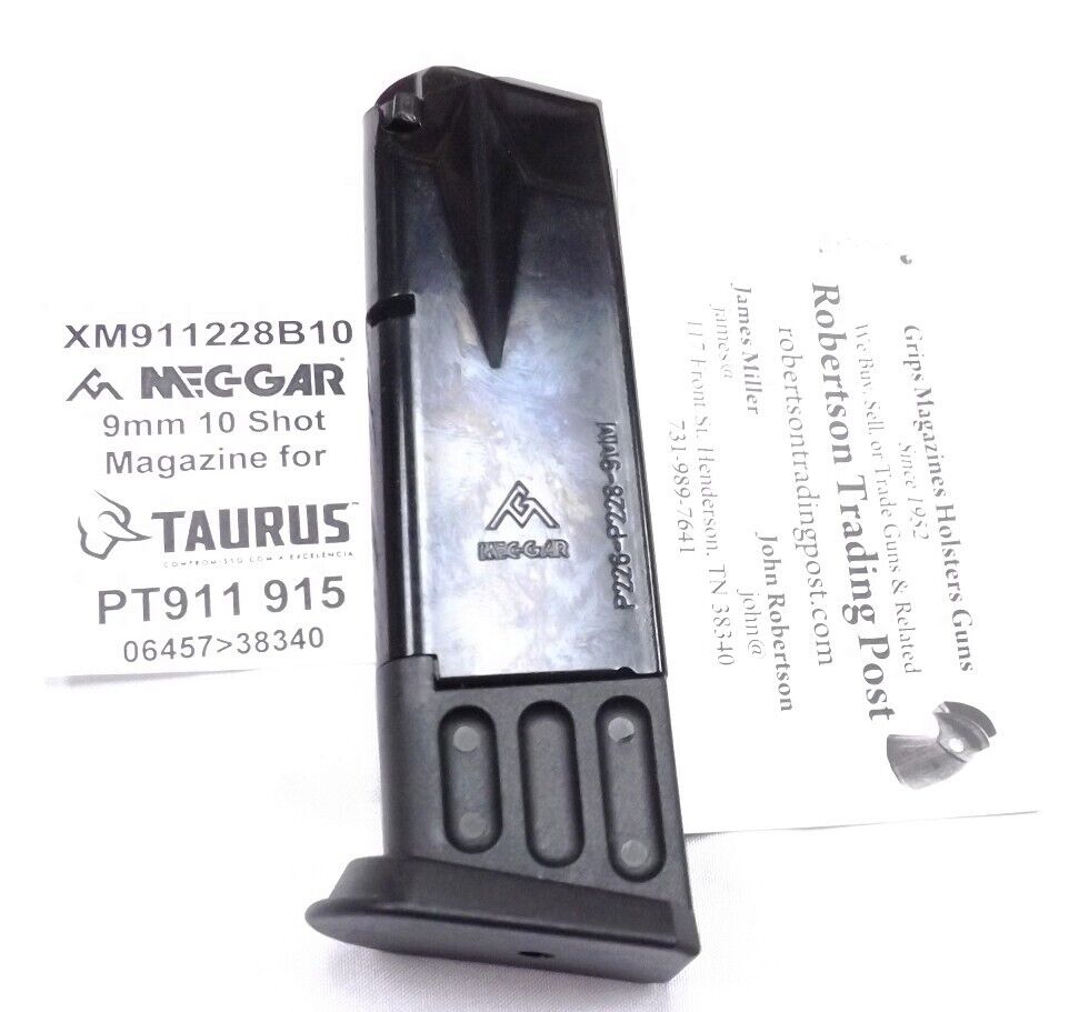 Mec-Gar 9mm 10 Shot Magazine for Taurus PT911 PT915 NO 917C Sig P228 P229