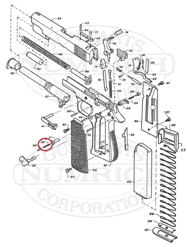 Oversize Safety Spring for Star Pistols models BM, BKM, BKS, BS, B, Super B - Image 4