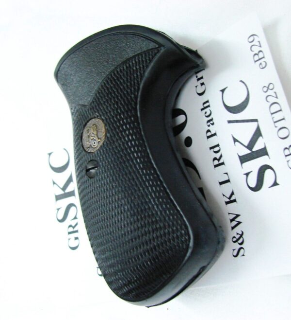 Pachmayr Compac Grips fit Smith & Wesson K L Round Revolvers Black Rubber SKC SK - Image 3