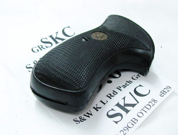 Pachmayr Compac Grips fit Smith & Wesson K L Round Revolvers Black Rubber SKC SK - Image 4