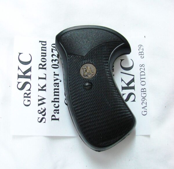 Pachmayr Compac Grips fit Smith & Wesson K L Round Revolvers Black Rubber SKC SK - Image 8