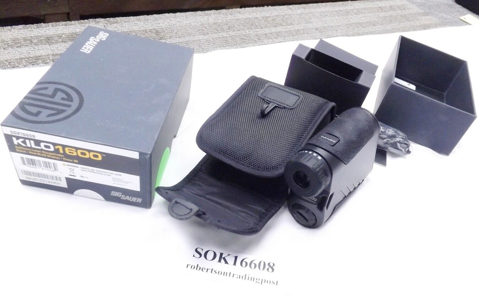 Sig Sauer Kilo 1600 4x20mm Laser Rangefinding Monoc Rangefinder  SOK16608