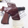 Triple K Leather Govt Hi-Power Star Holster Black Widow type Thumb Break 420-10 - Image 10