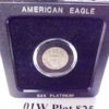 US 1/4 Oz Platinum $25 Eagle 2001W BU in Mint Holder