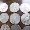 VG Roll of 20 Silver Peace Dollars 1922 1923 1924 Free Ship 529.0 grams - Image 8