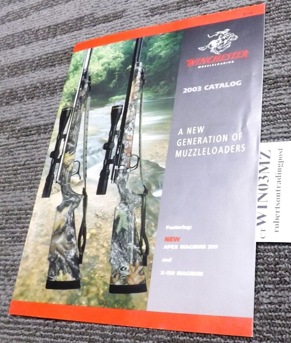 Winchester Muzzleloading 2003 Catalog New Gen Muzzleloaders 9 page Color