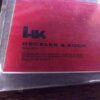 1984 Heckler & Koch Factory Manual, Test Target, Chantilly Registration, Shroud Installation Instructions - Image 8