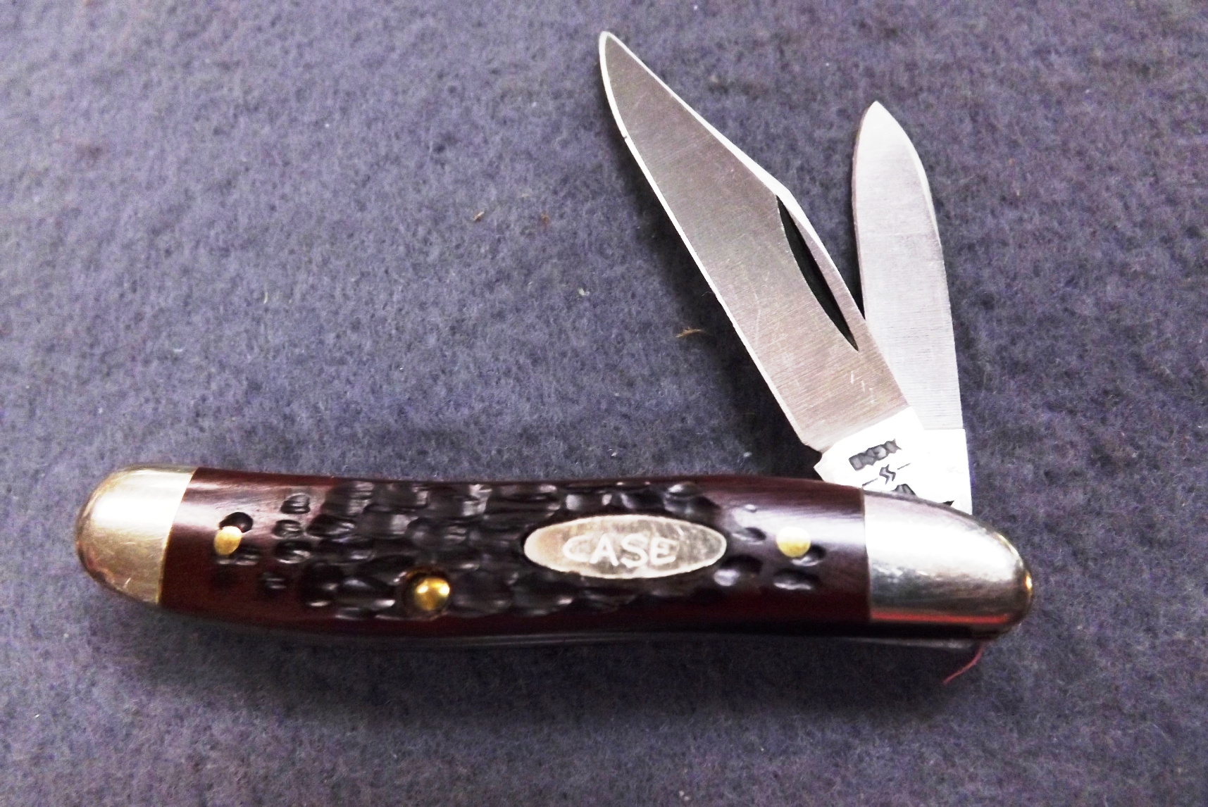 1982 Case 6220 SS Stainless Peanut Delrin Handle Mini Jack Pocket Knife Mint